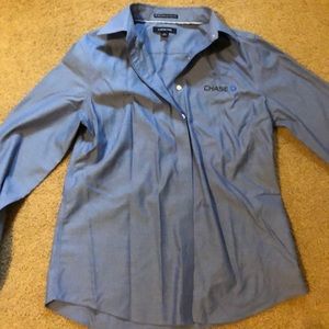 JP Morgan Chase work longsleeve collar button down
